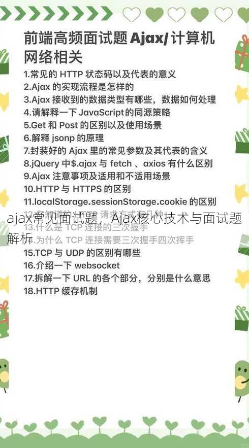 ajax常见面试题
