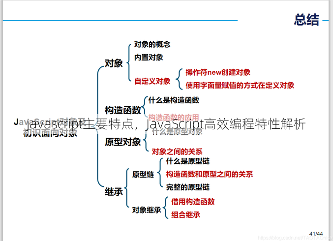 javascript主要特点