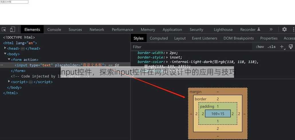 input控件