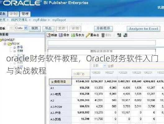 oracle财务软件教程