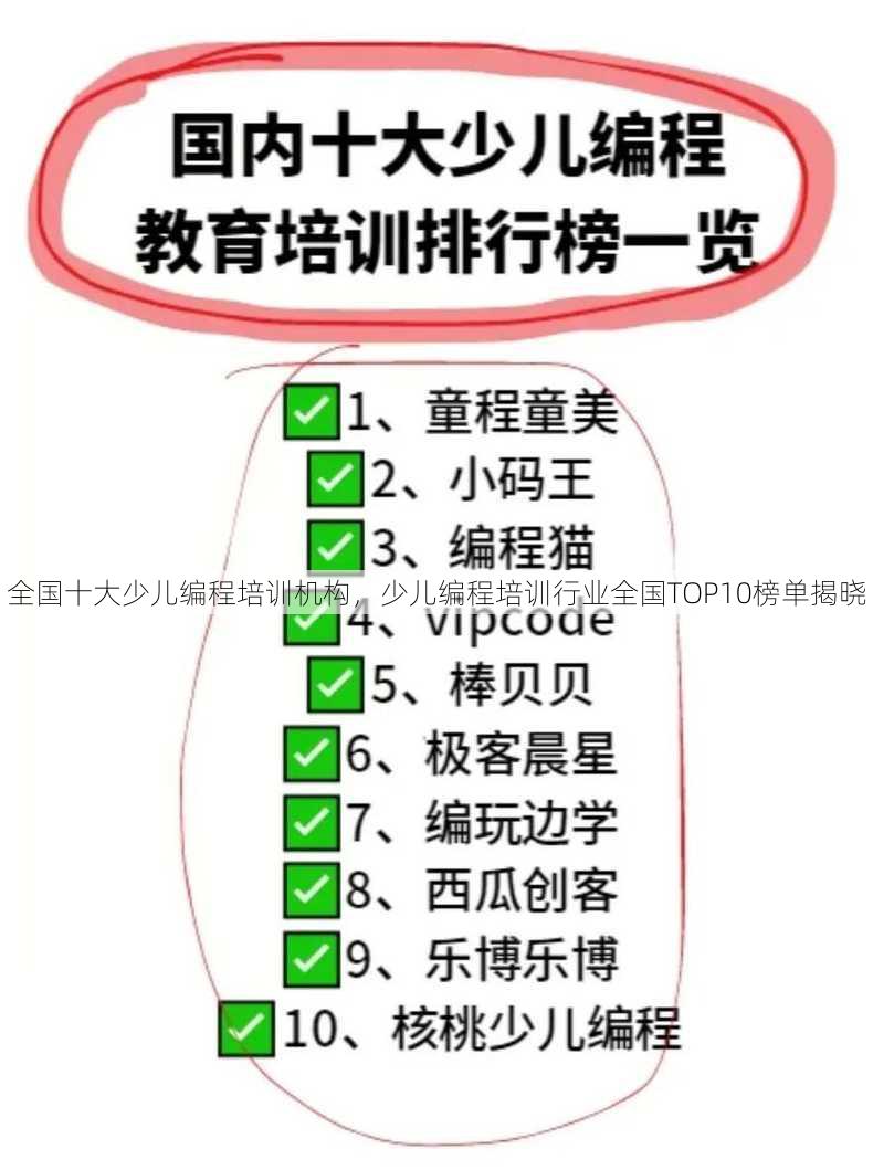 全国十大少儿编程培训机构
