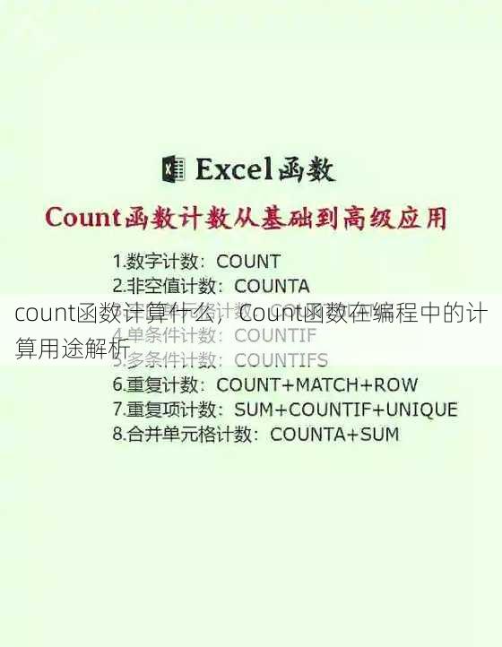 count函数计算什么