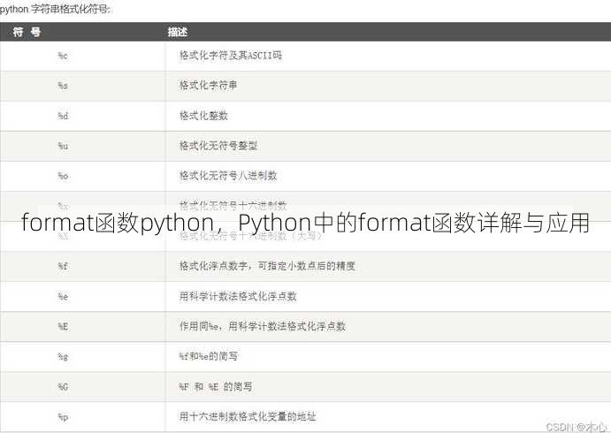 format函数python