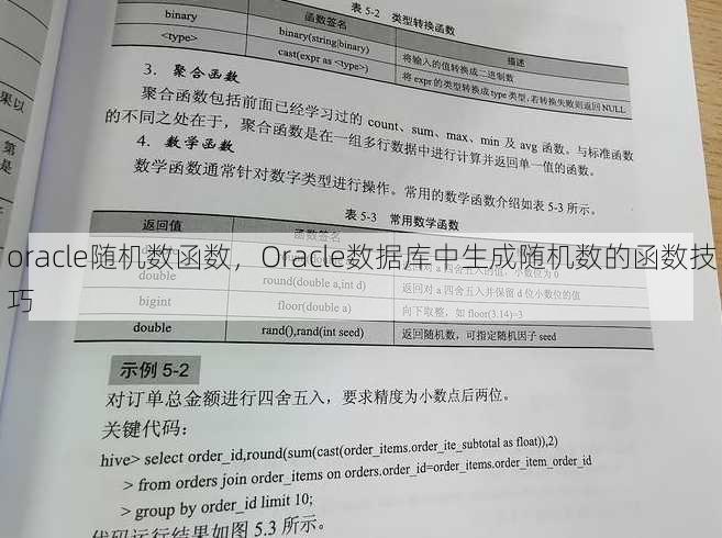 oracle随机数函数