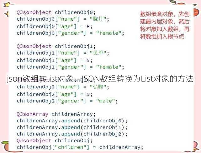json数组转list对象