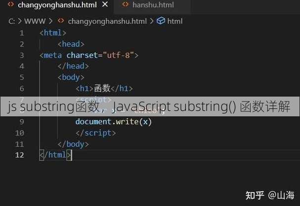 js substring函数