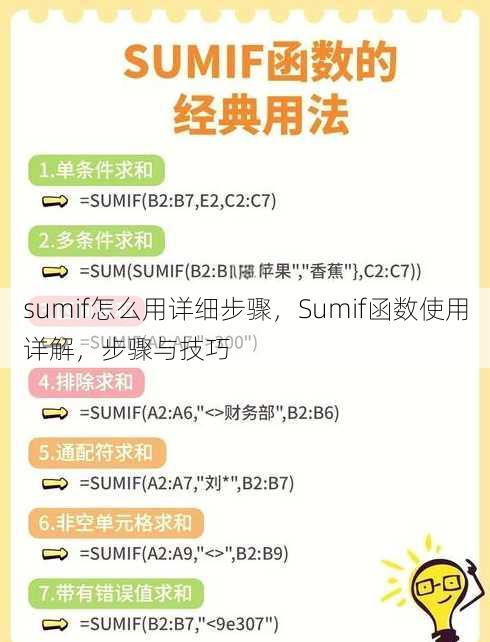 sumif怎么用详细步骤