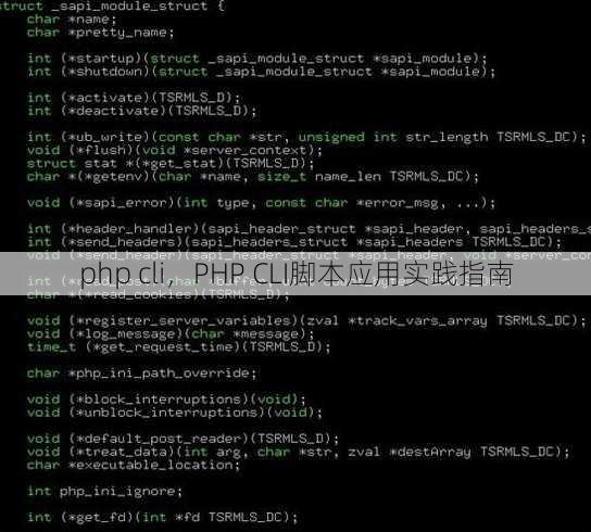 php cli