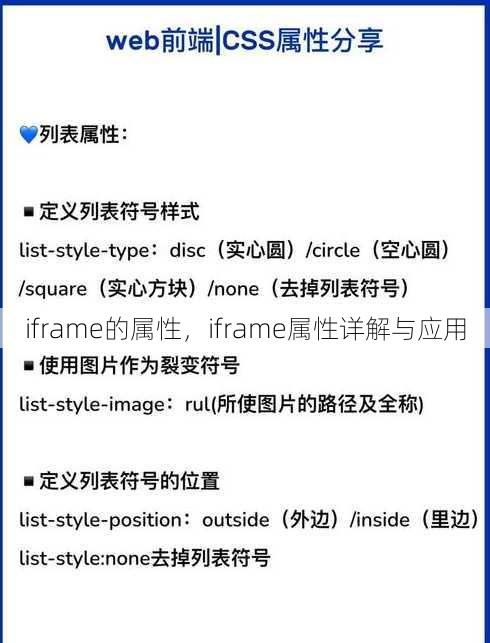 iframe的属性