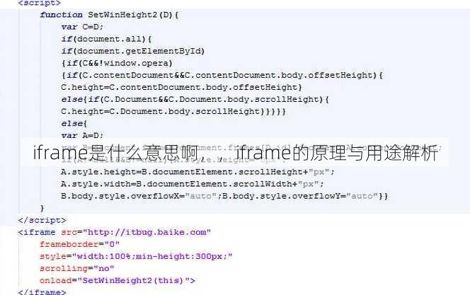 iframe是什么意思啊