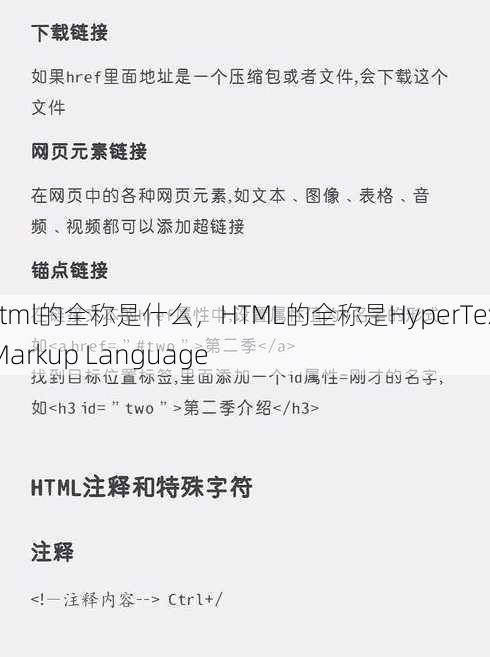html的全称是什么