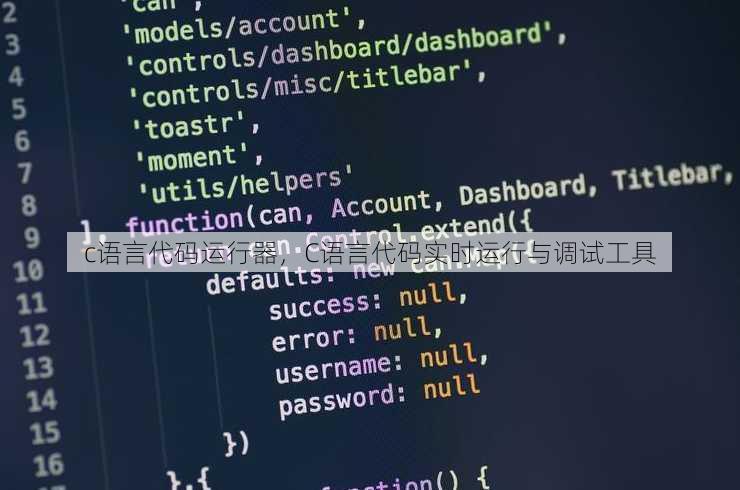 c语言代码运行器