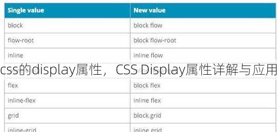 css的display属性