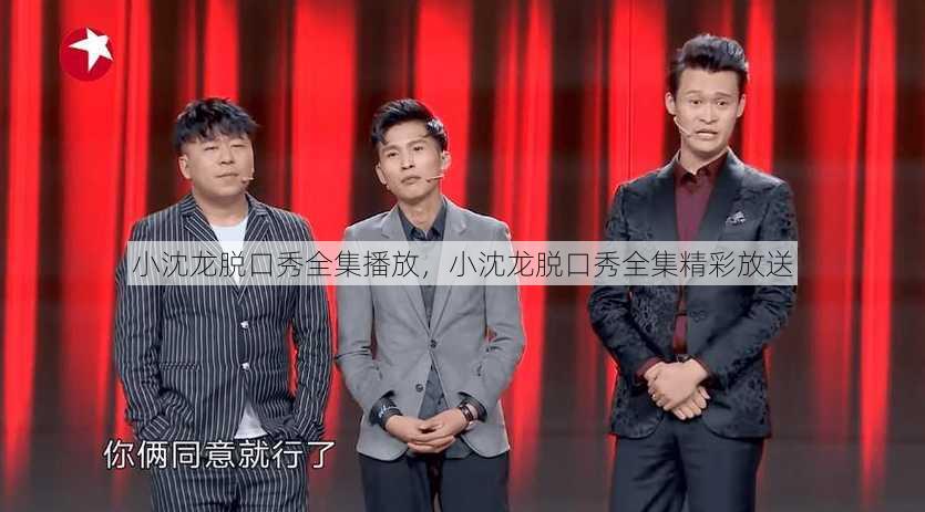 小沈龙脱口秀全集播放