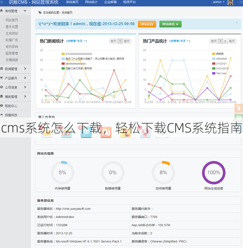 cms系统怎么下载
