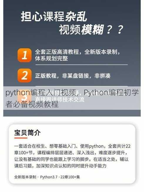 python编程入门视频