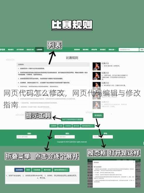 网页代码怎么修改