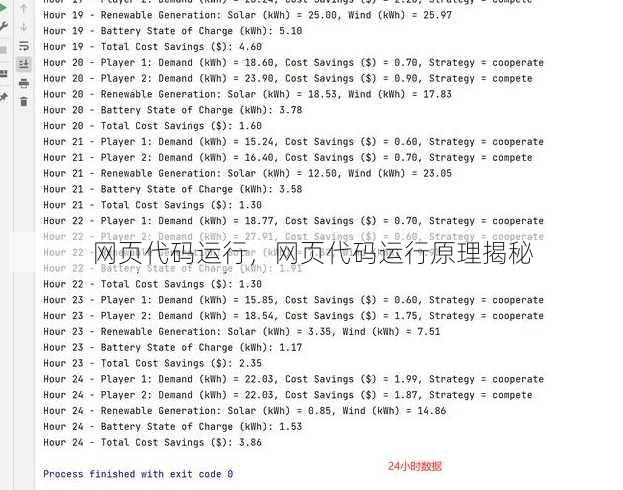 网页代码运行