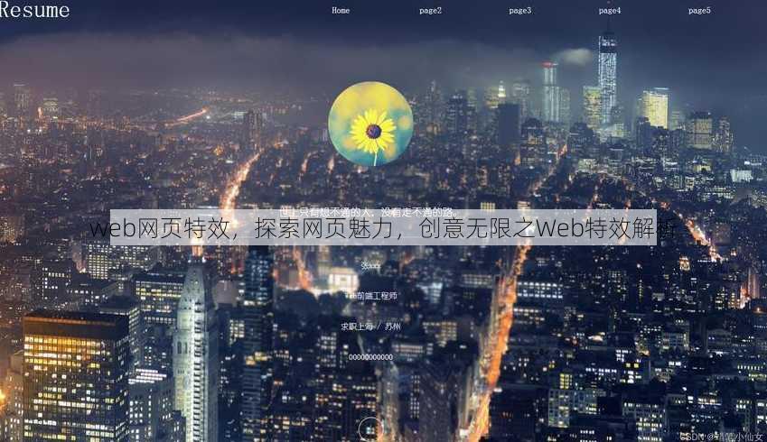 web网页特效
