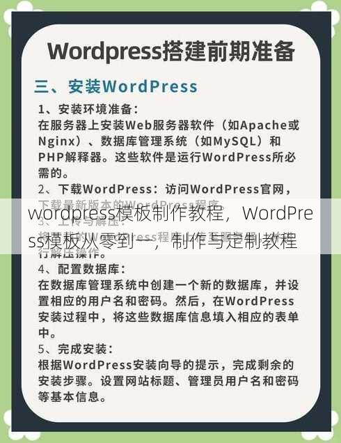 wordpress模板制作教程