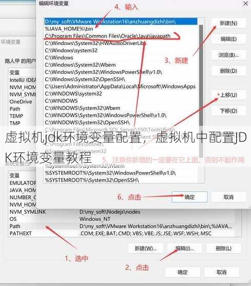 虚拟机jdk环境变量配置