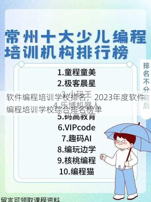 软件编程培训学校排名