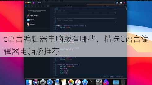 c语言编辑器电脑版有哪些