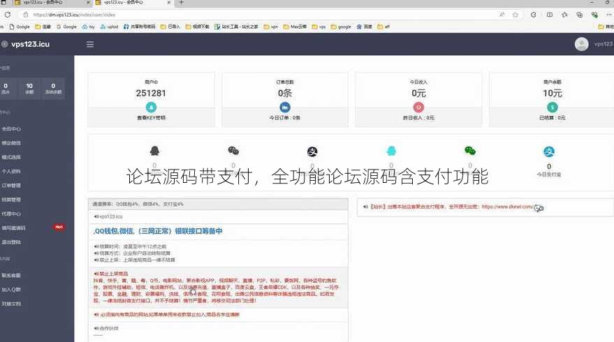 论坛源码带支付