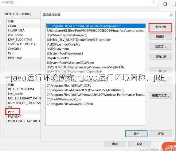 java运行环境简称