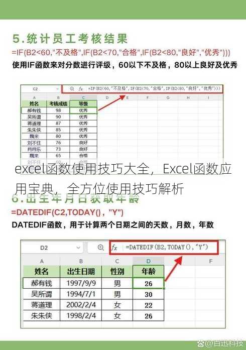 excel函数使用技巧大全