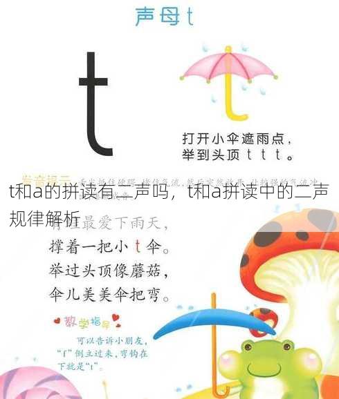 t和a的拼读有二声吗
