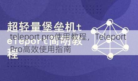 teleport pro使用教程