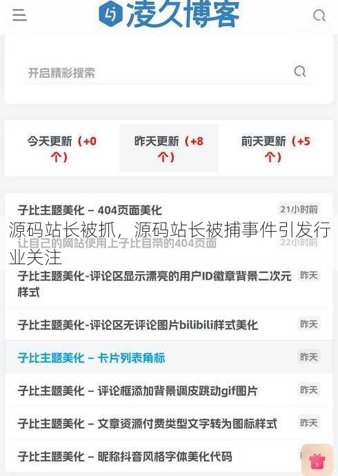 源码站长被抓