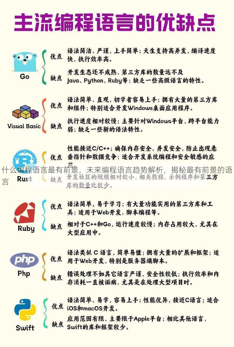 什么编程语言最有前景