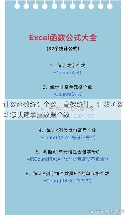 计数函数统计个数