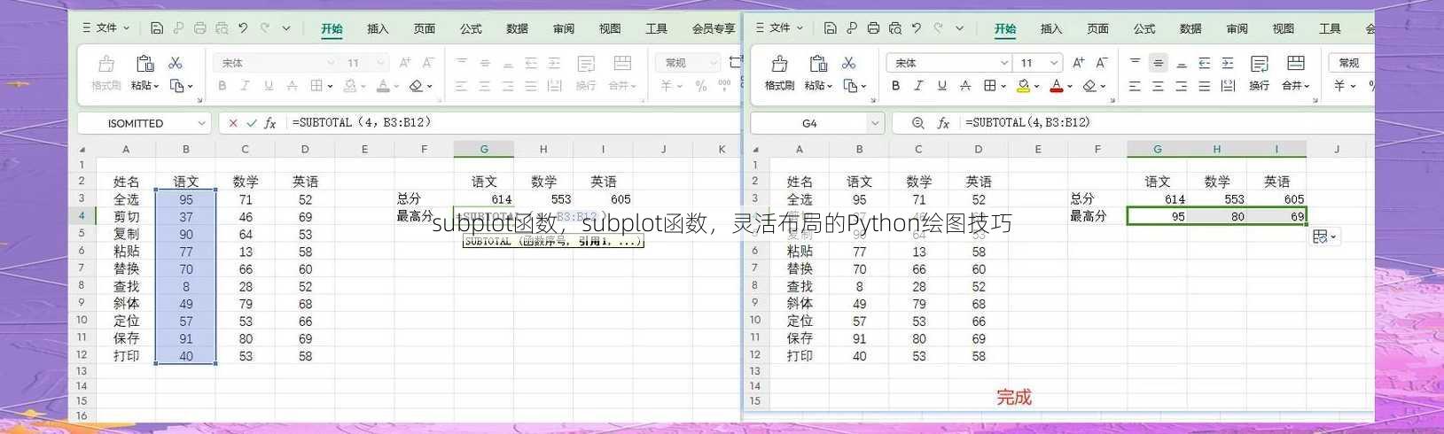 subplot函数