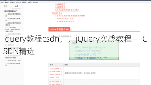 jquery教程csdn