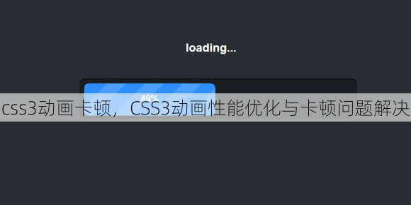 css3动画卡顿