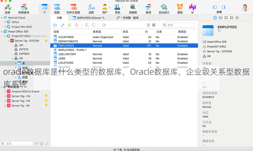 oracle数据库是什么类型的数据库