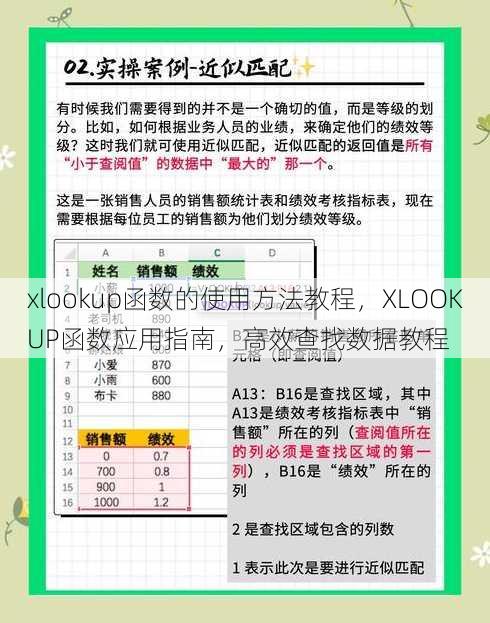 xlookup函数的使用方法教程