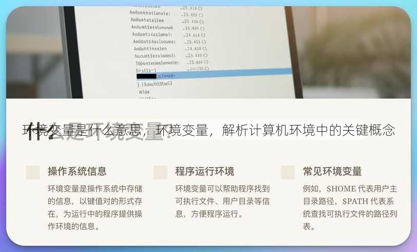 环境变量是什么意思
