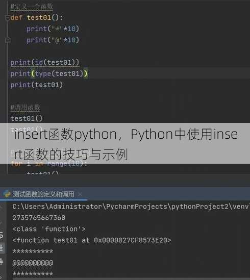 insert函数python