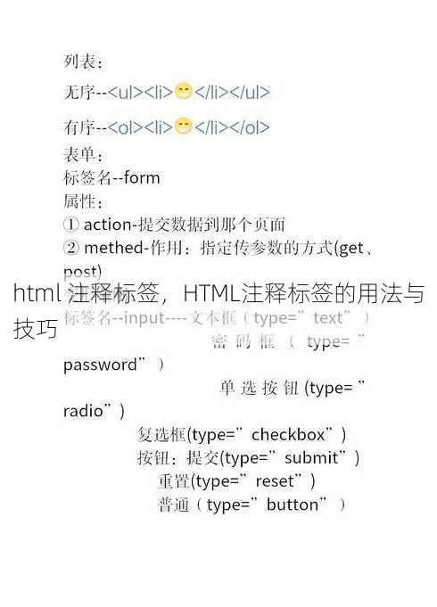 html 注释标签
