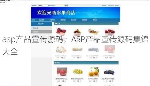 asp产品宣传源码