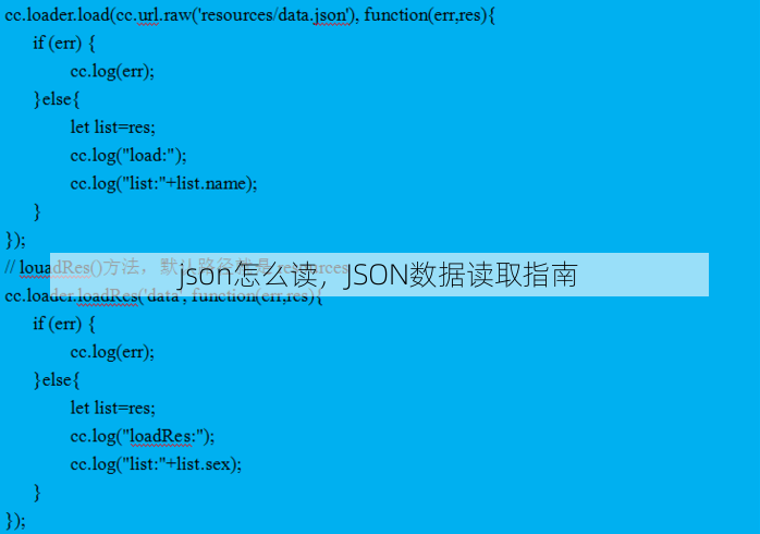 json怎么读