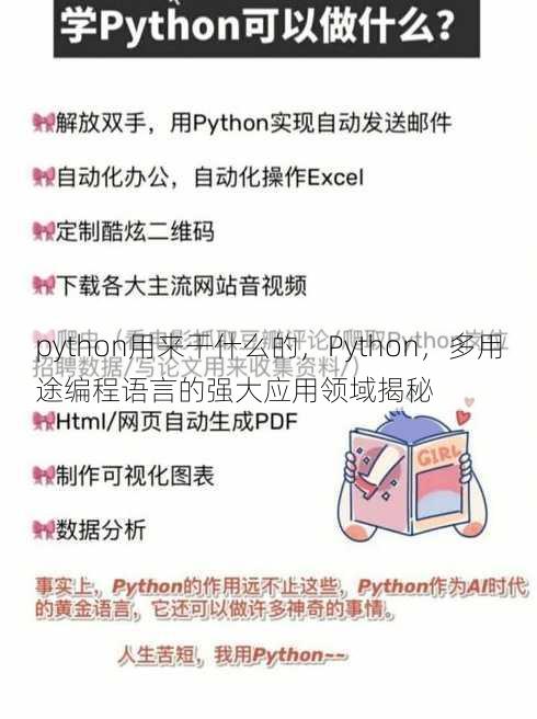 python用来干什么的