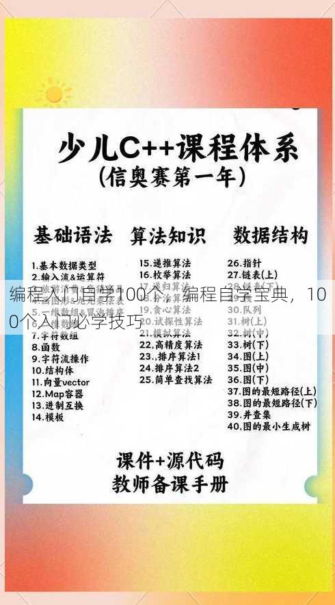 编程入门自学100个