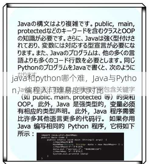 java和python哪个难
