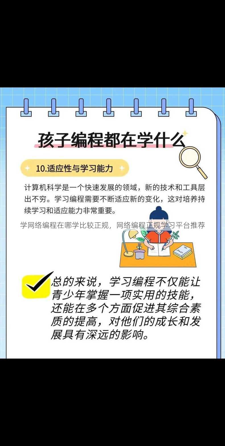 学网络编程在哪学比较正规