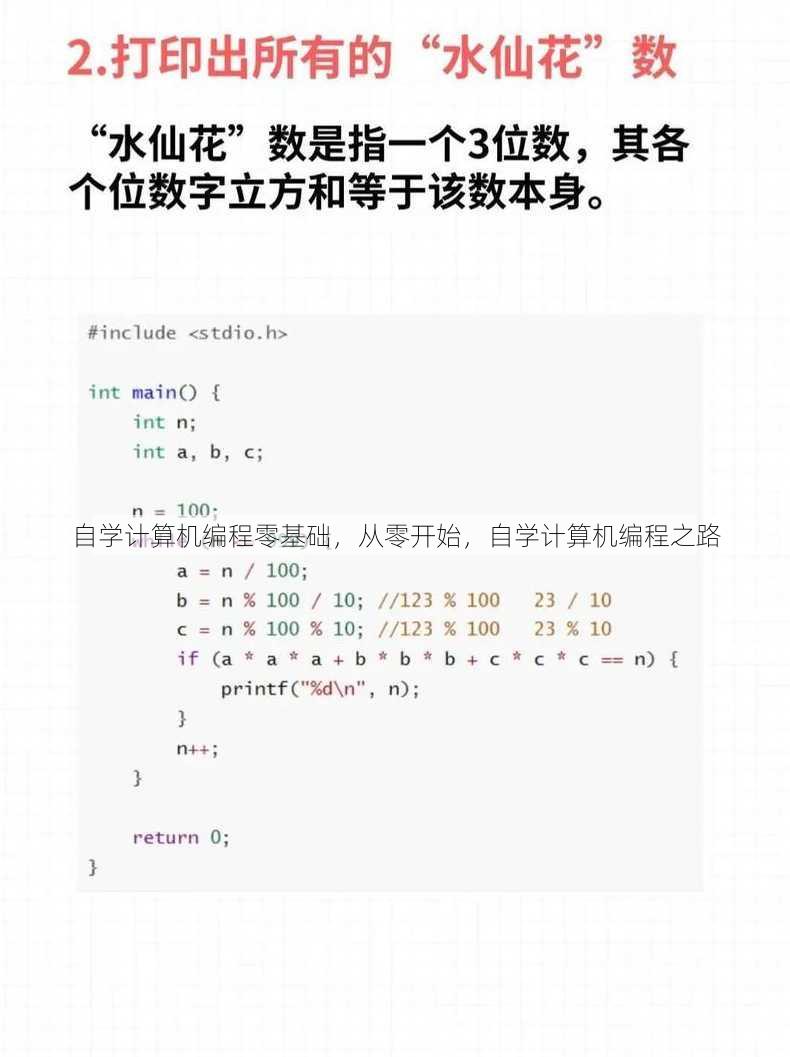 自学计算机编程零基础